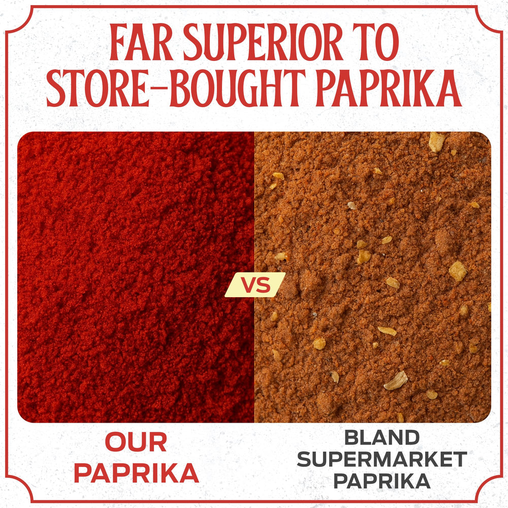CHILI-TRADE paprika heap on wood highlighting rich color and vibrant hue