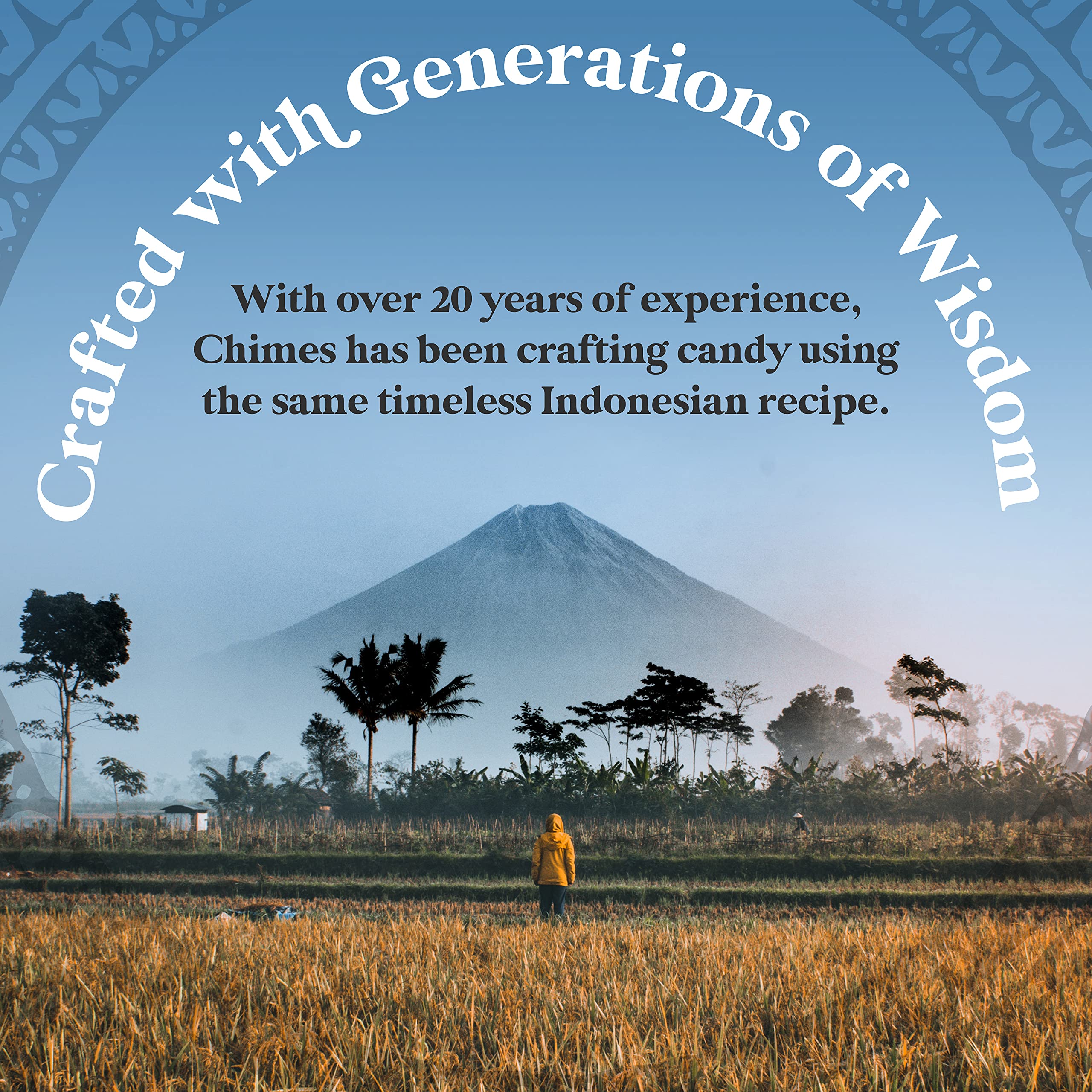 Chimes chews in travel pouch demonstrating easy portability and on-the-go relief benefit