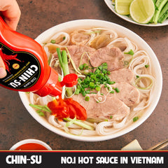 CHIN-SU label close-up highlighting ingredients and authentic look
