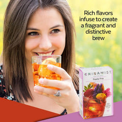 CHINAMIST back label with ingredients and brewing directions for confident preparation