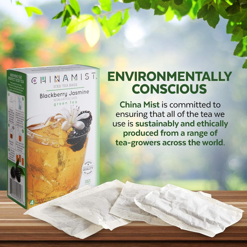 CHINAMIST iced tea on outdoor table capturing refreshing summer beverage moment