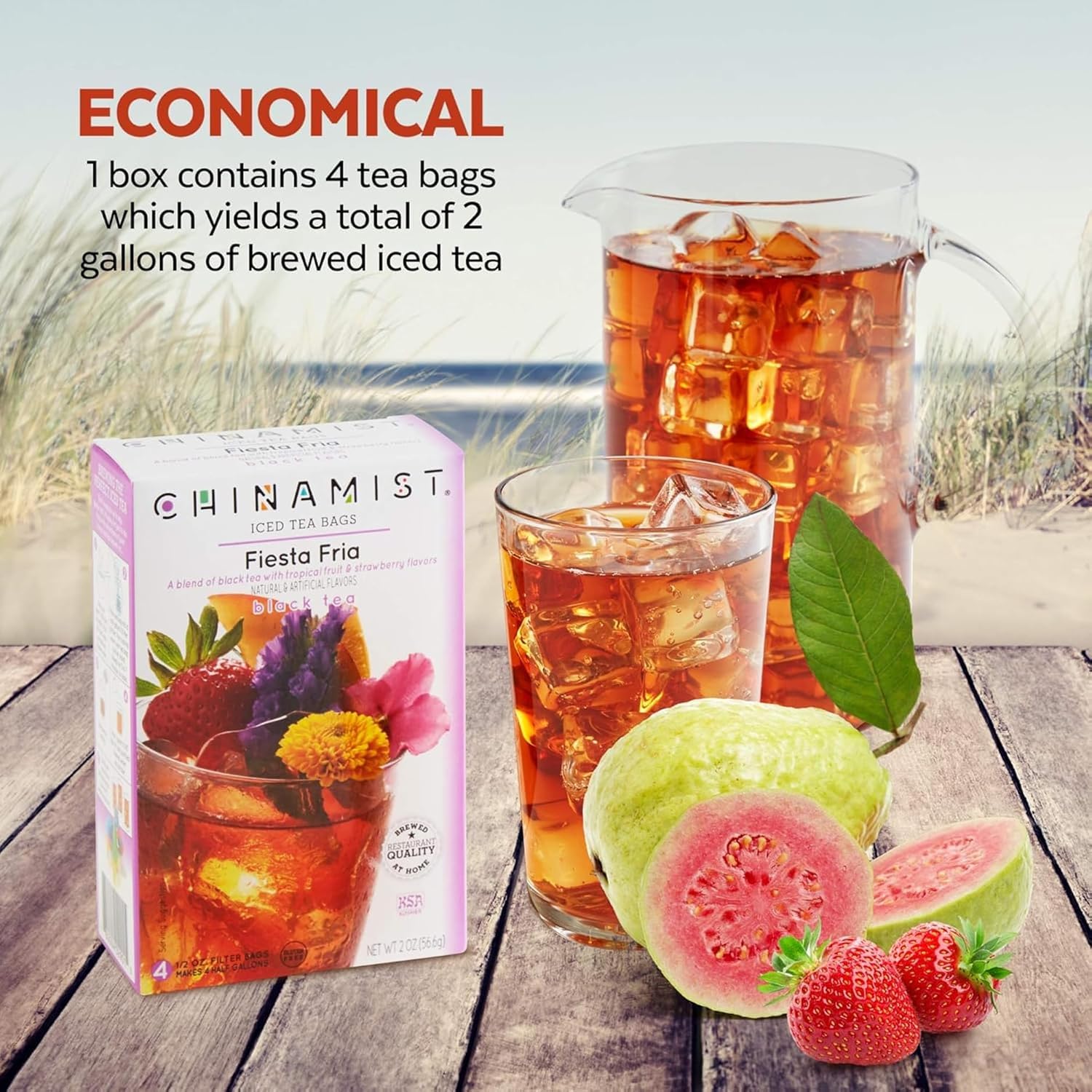 CHINAMIST pouring iced tea into glass with ice for fast, restaurant quality service