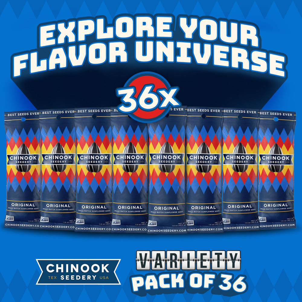 Chinook Seedery pouch tucked inside a backpack for on-the-go nutrition