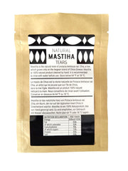Chios Mastic close-up of medium tears texture highlighting purity and aroma
