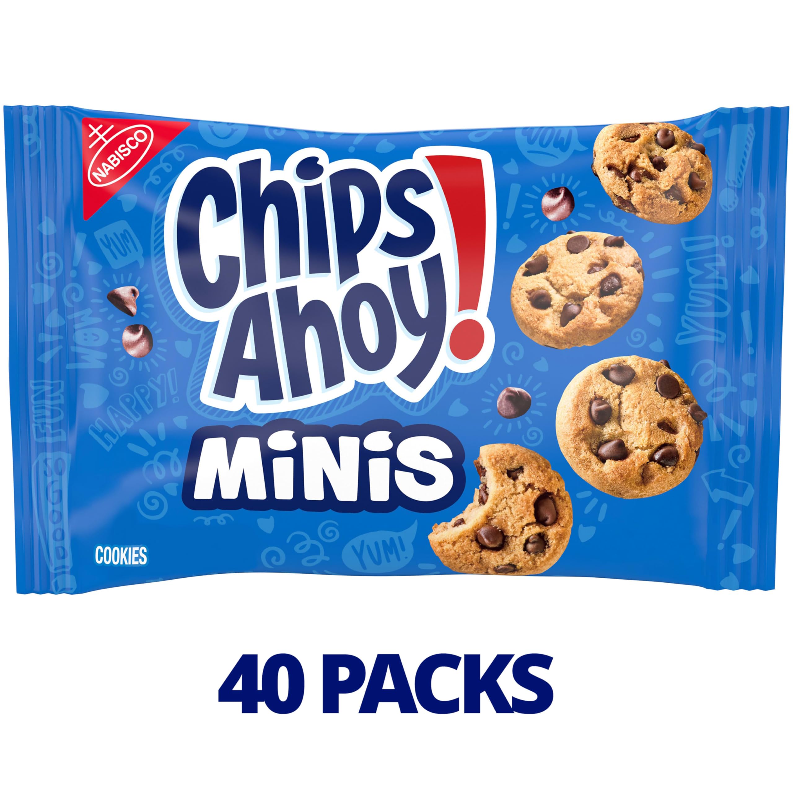 Chips Ahoy! minis inside a lunchbox providing portion control and convenient packing