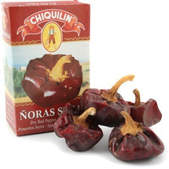 CHIQUILÍN front pack of dried red peppers showing peppers and convenience for flavorful cooking