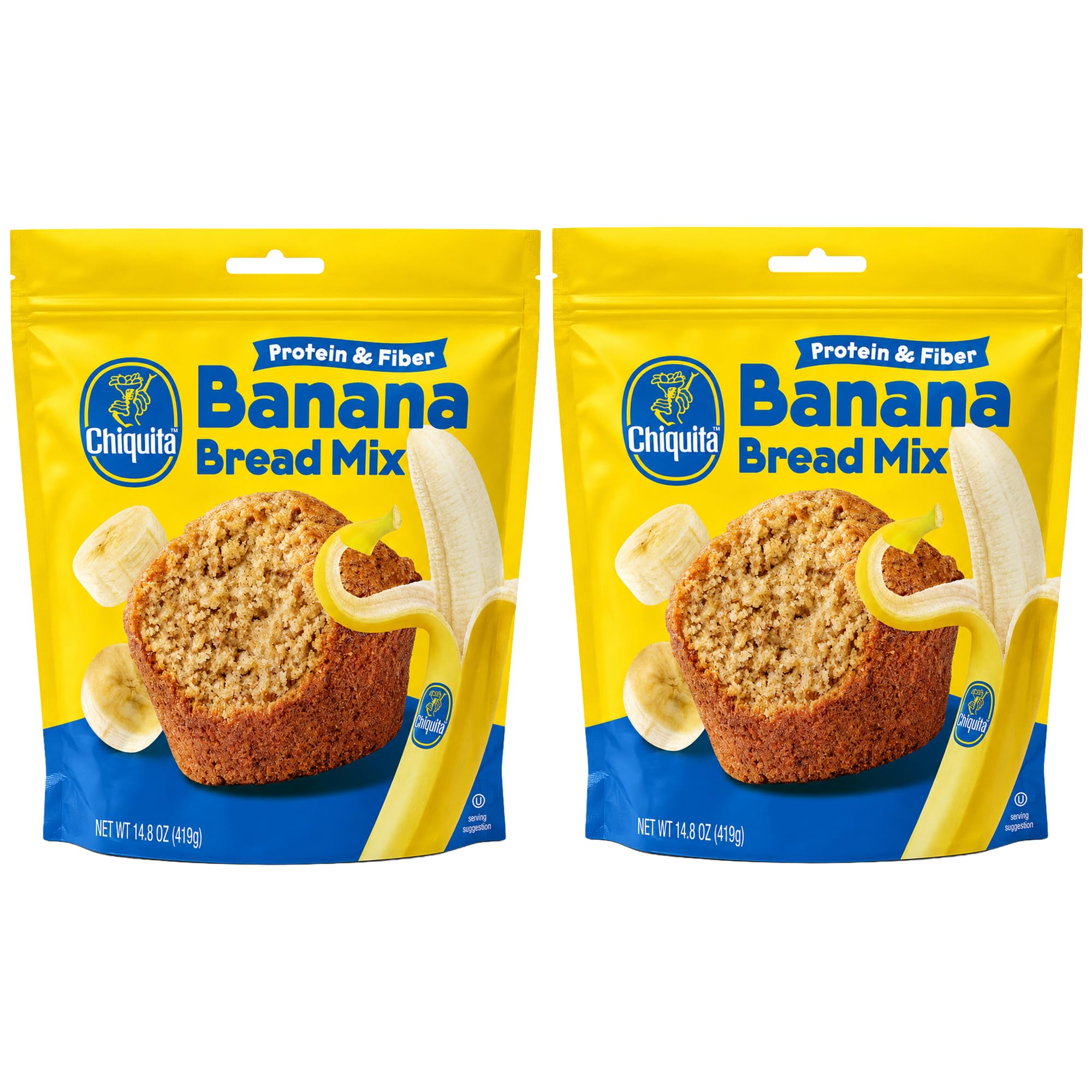 Chiquita front packaging showing product name and protein benefit