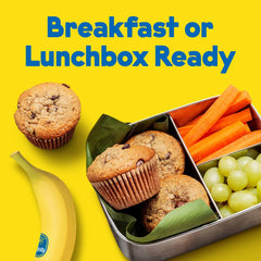 Chiquita freshly baked loaf in a pan demonstrating easy bake result