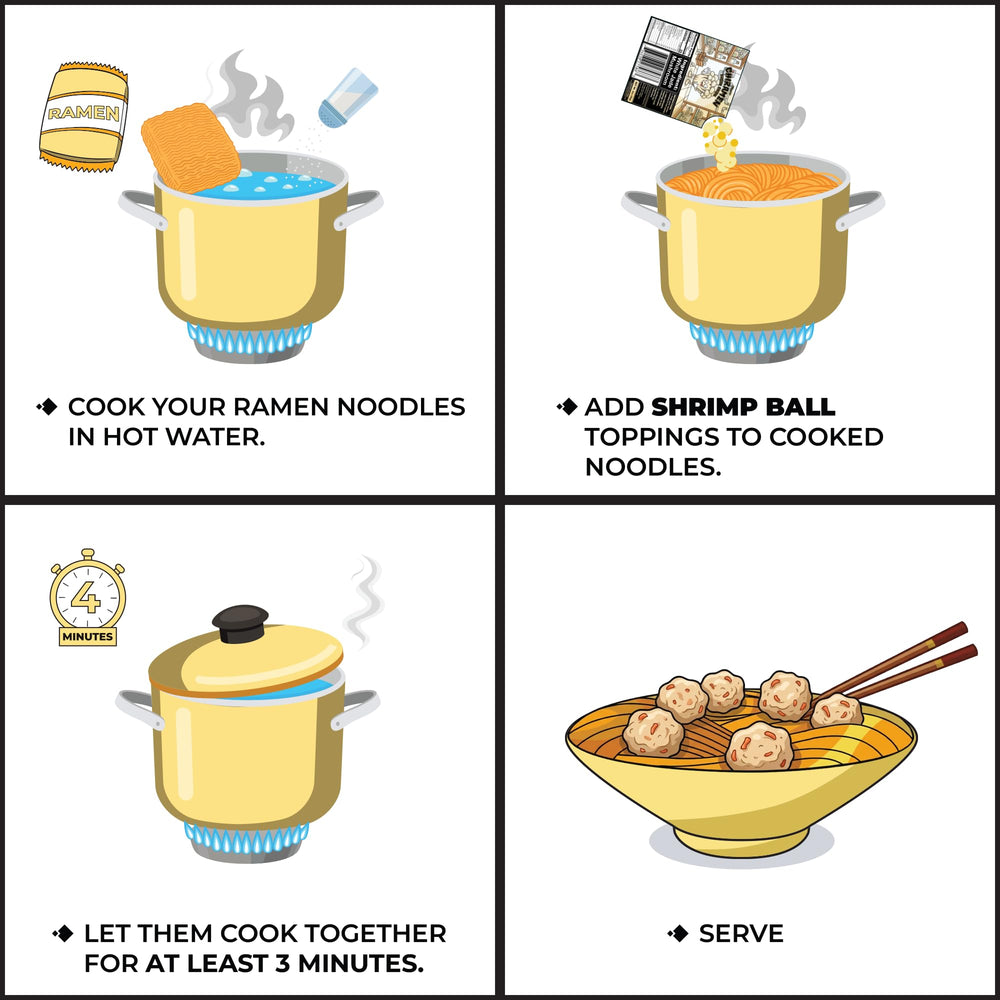 Chiramen label and nutrition panel highlighting ingredients and protein