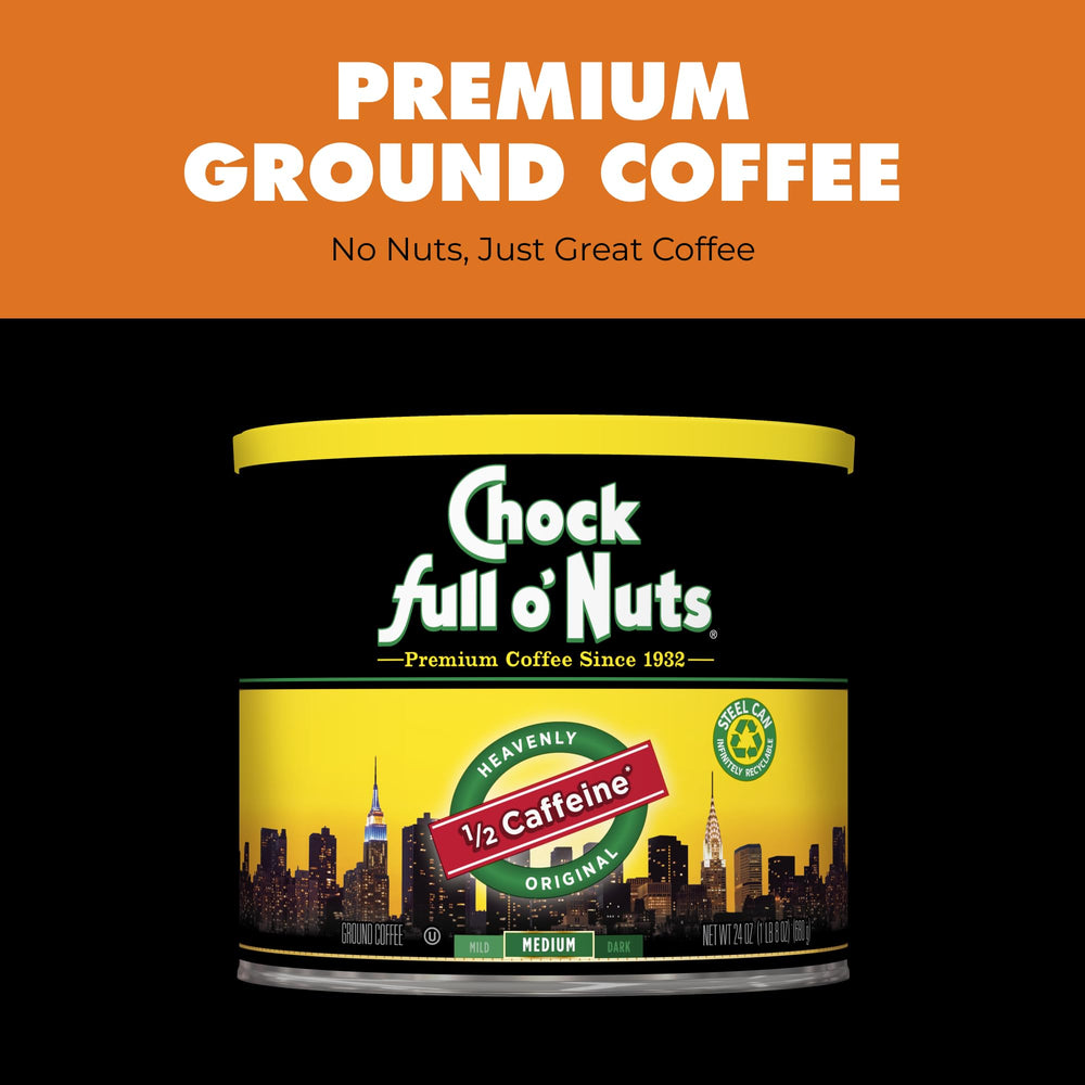 Chock Full o' Nuts being poured in a pour-over for clean taste