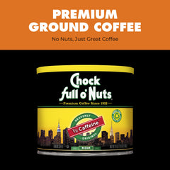 Chock Full o' Nuts being poured in a pour-over for clean taste
