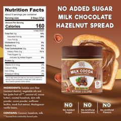 ChocZero creamy spread close up highlighting smooth texture benefit