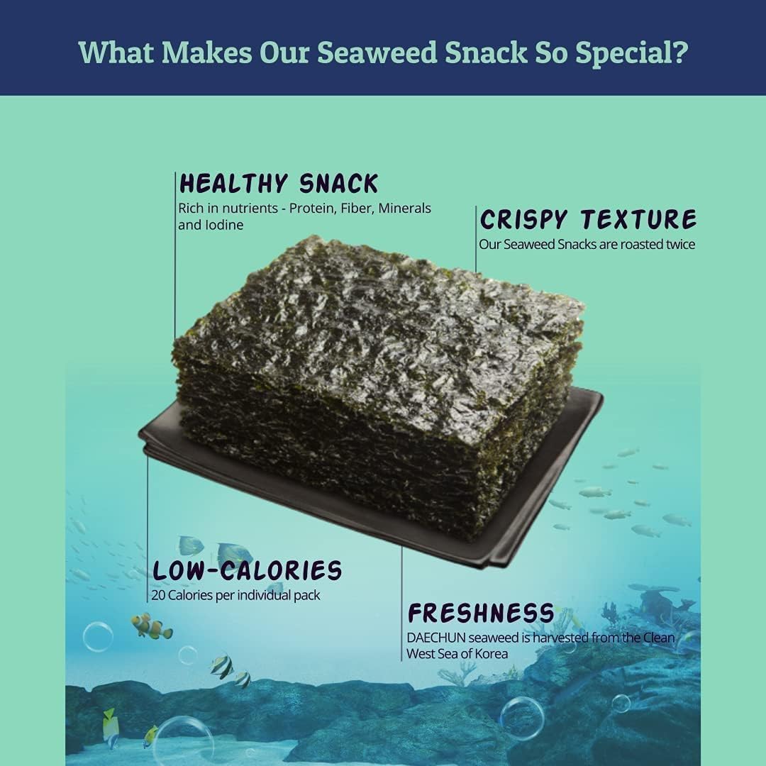 CHOI'S 1 close-up of roasted seaweed texture highlighting crispness and seasoning
