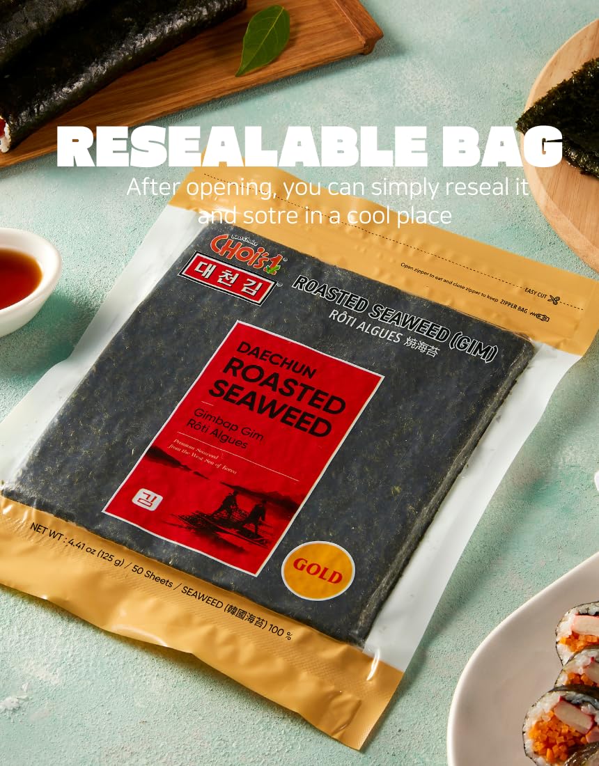 CHOI'S 1 close-up of double-roasted sheet texture, highlights crispy umami bite