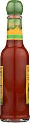 Cholula Chili Lime drizzled on fish tacos adding bright citrus heat to dish