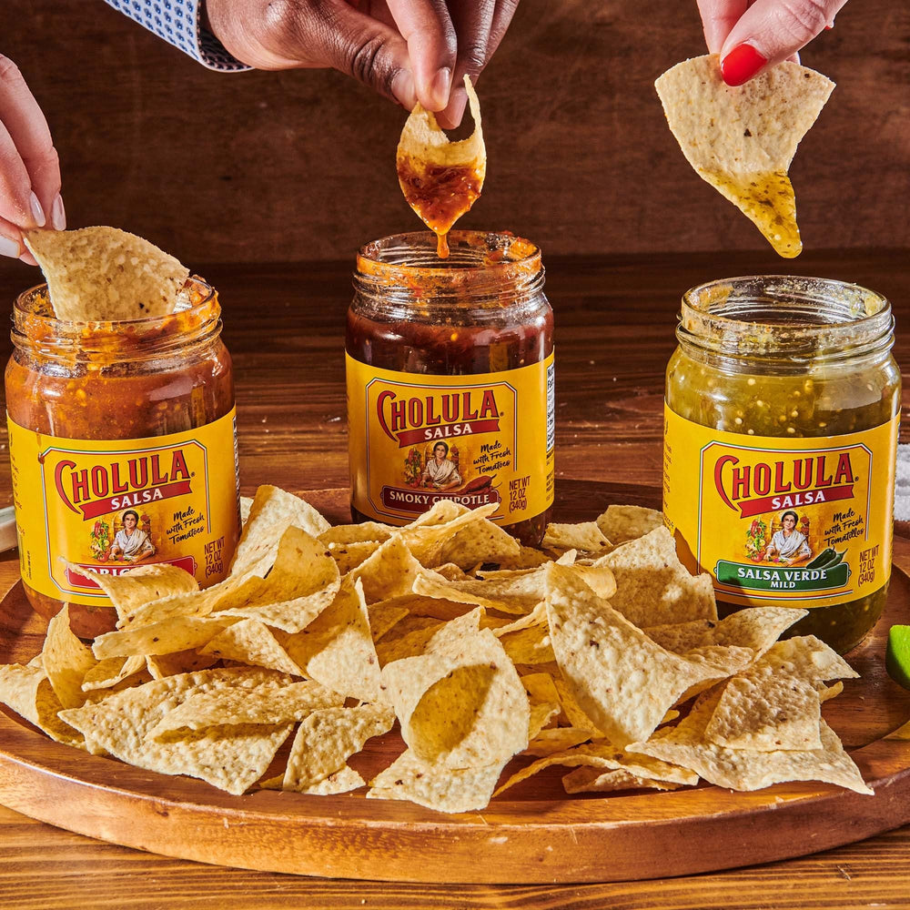 Cholula original salsa six-pack layout convenient bulk supply for families