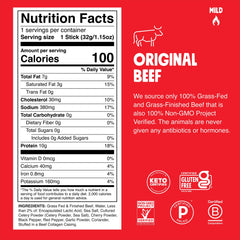 Chomps single stick close-up displaying texture and savory appeal for quick protein