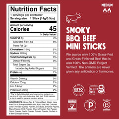 Chomps single Smoky BBQ stick close-up showing wrapper and portion