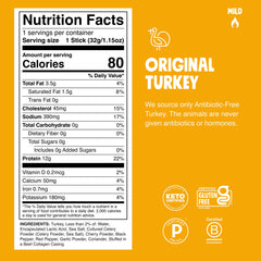 Chomps turkey stick close-up texture showing tender chew and savory seasoning benefit