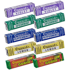 Choward's variety pack front view showing all five flavors for easy selection