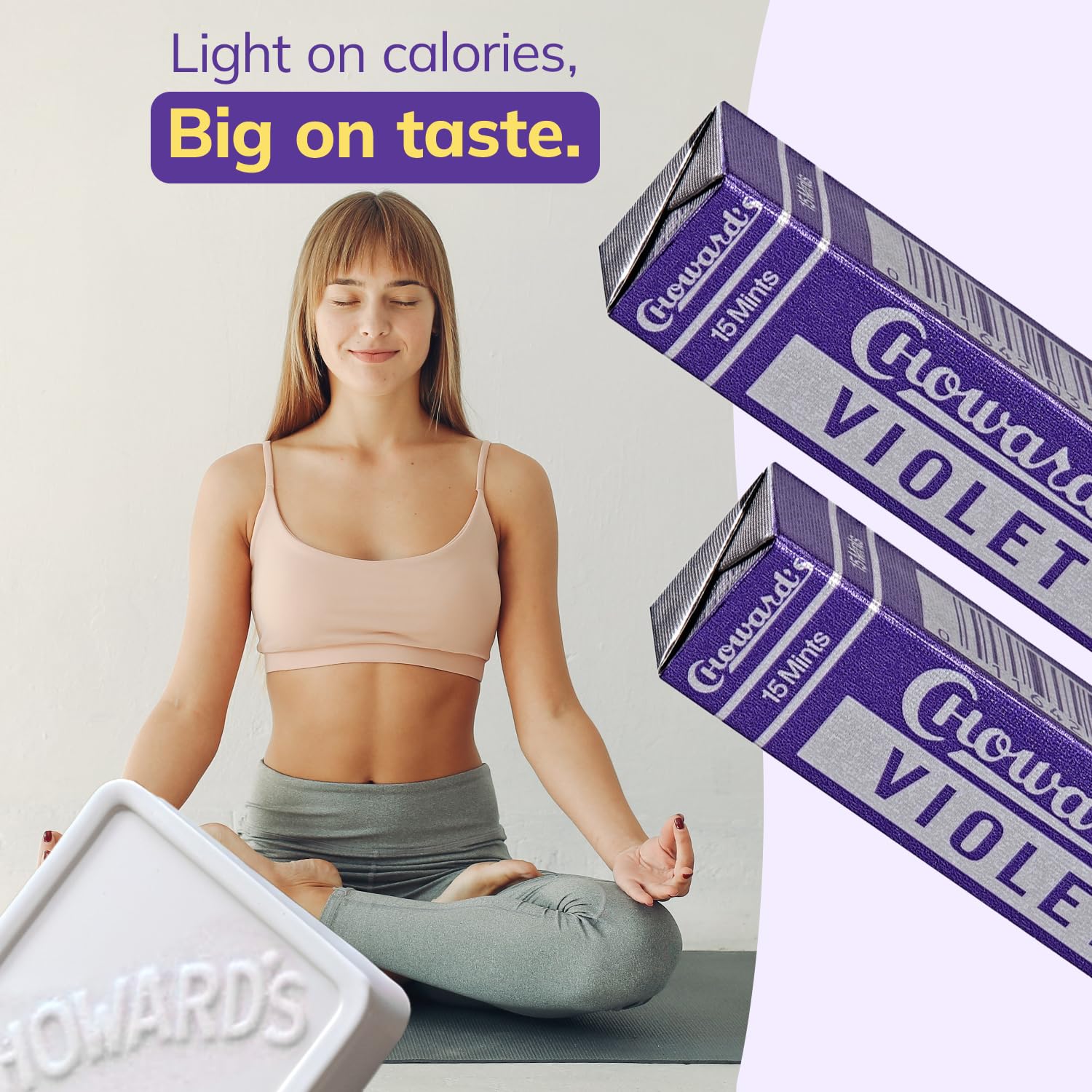 Choward's stacked box of 24 packages demonstrating bulk value and event-ready supply