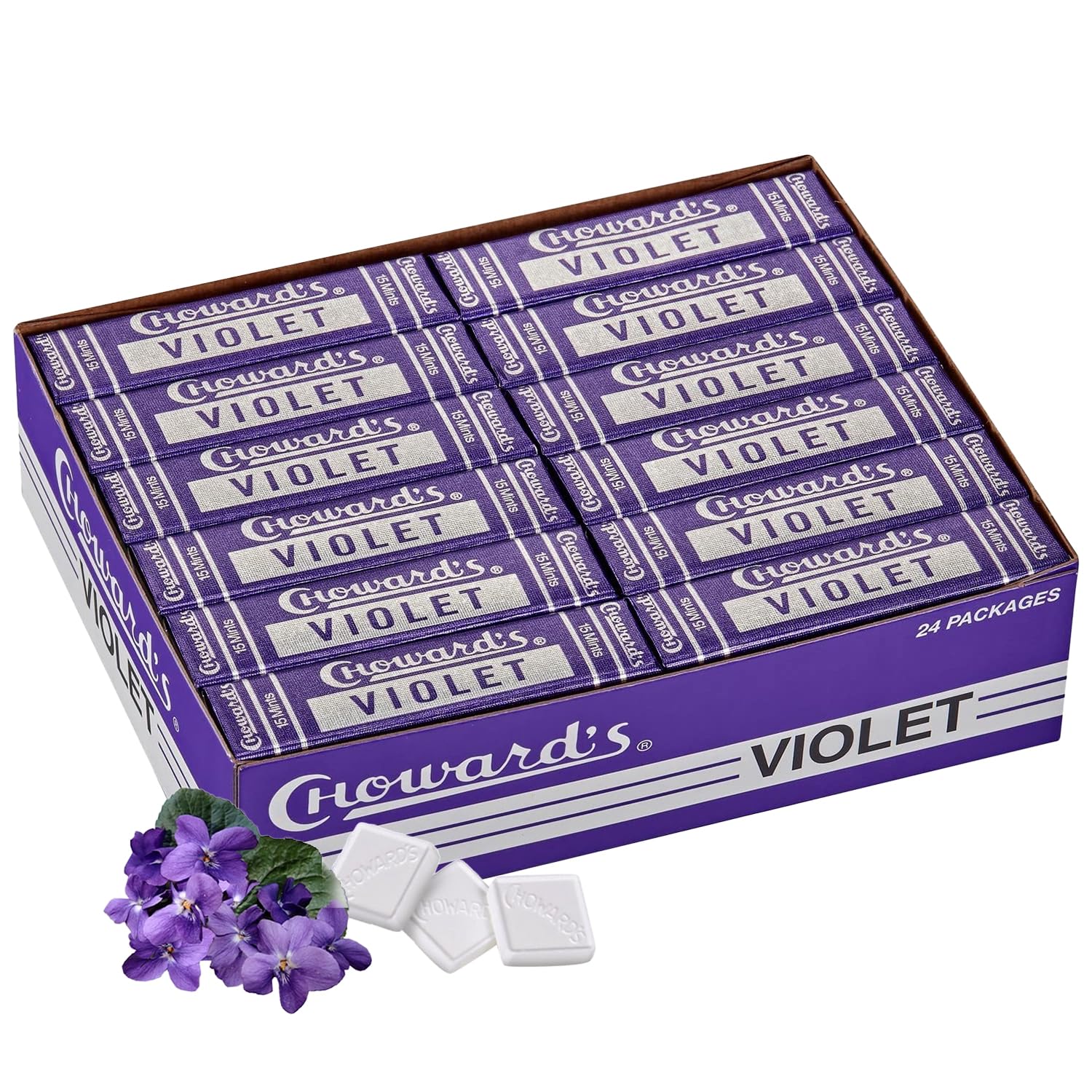 Choward's front packaging showing bold violet-mint branding and vintage appeal, perfect for gifting
