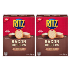 Christie's front pack view showing bacon-dipper crackers, crispy texture for reliable dipping