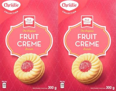 Christie's Peek Freans biscuits on a plate beside tea, ideal for sharing and dunking