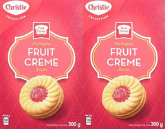 Christie's Peek Freans biscuits on a plate beside tea, ideal for sharing and dunking