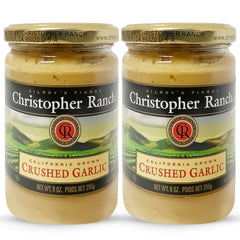 Christopher Ranch front packaging shows jar and two-pack convenience and clear labeling