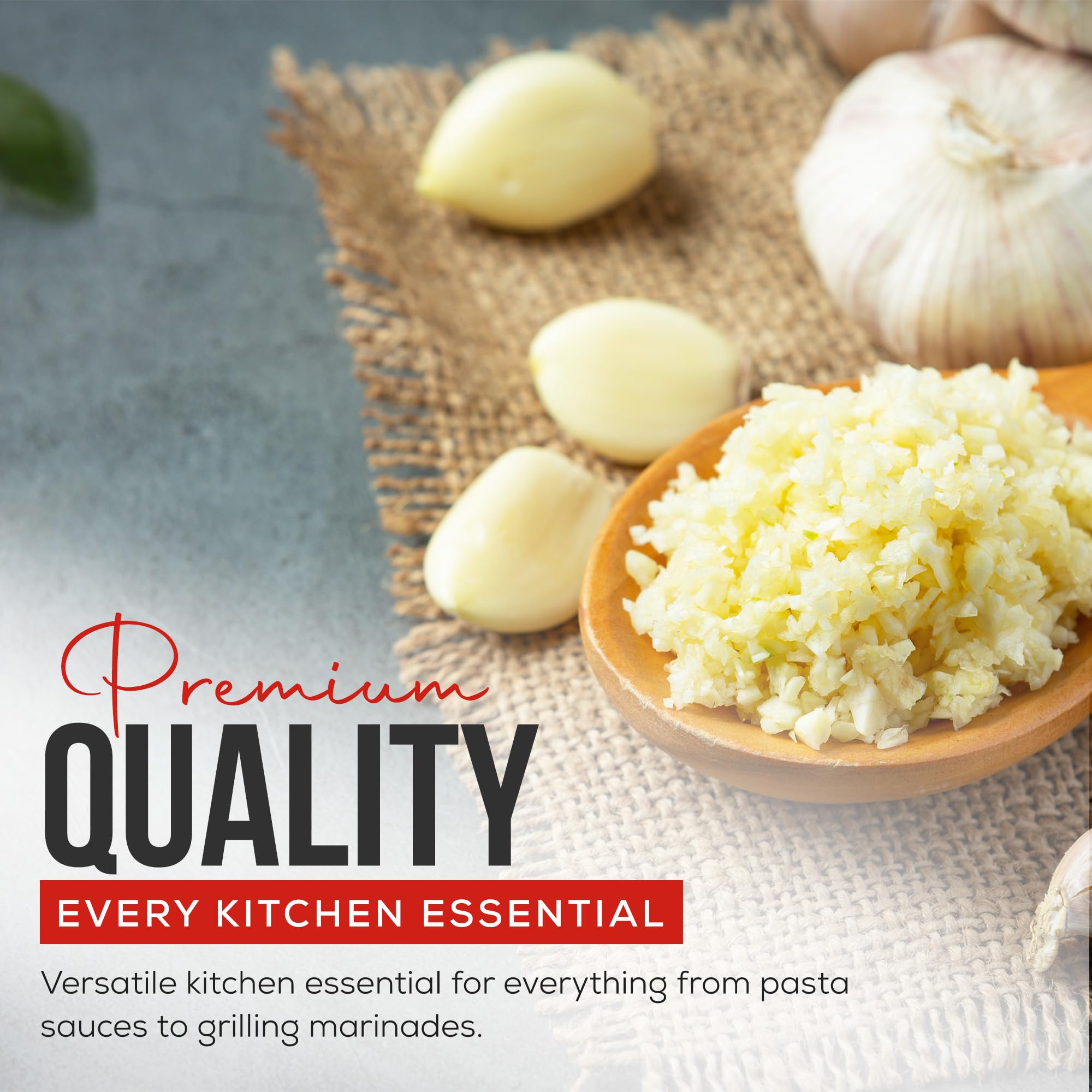 Christopher Ranch crushed garlic mixed into pasta for quick enhancement and aroma