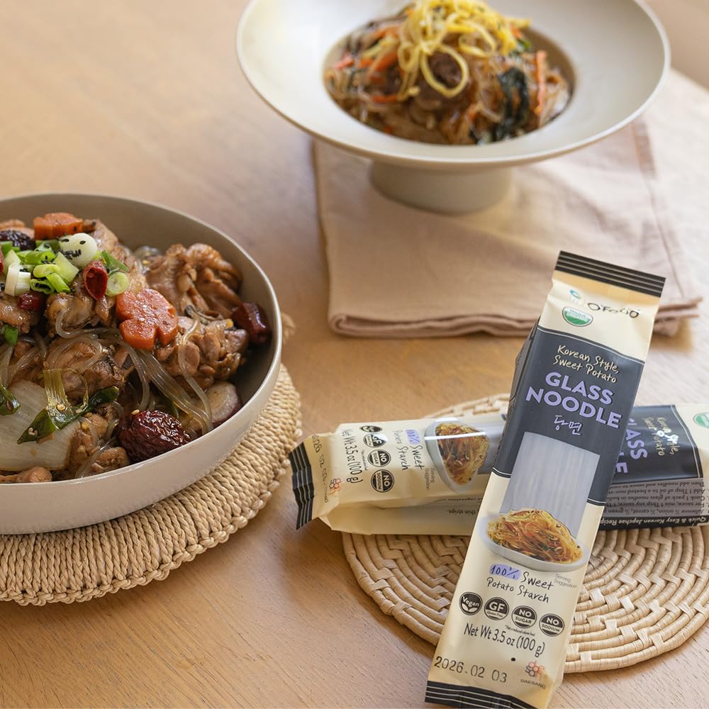 Chung Jung One label and ingredient panel showing gluten-free and no sodium attributes