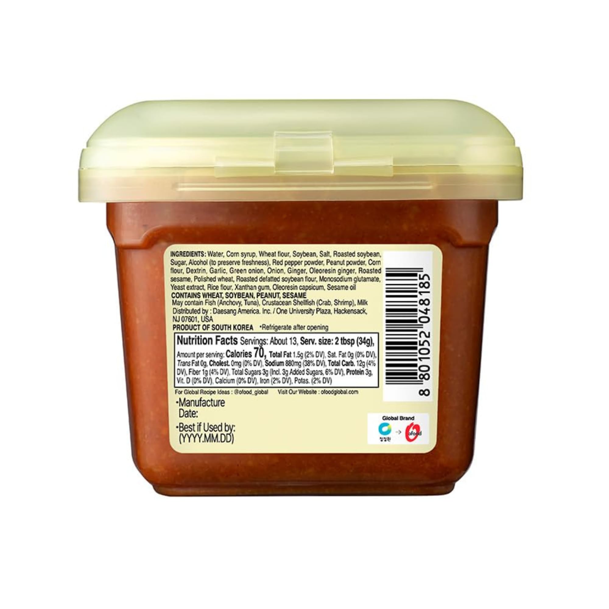 Chung Jung One in kitchen setting showing convenient resealable tub benefit