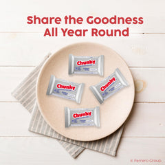 Detailed view of Chunky wrapper emphasizing individual packaging and freshness benefit