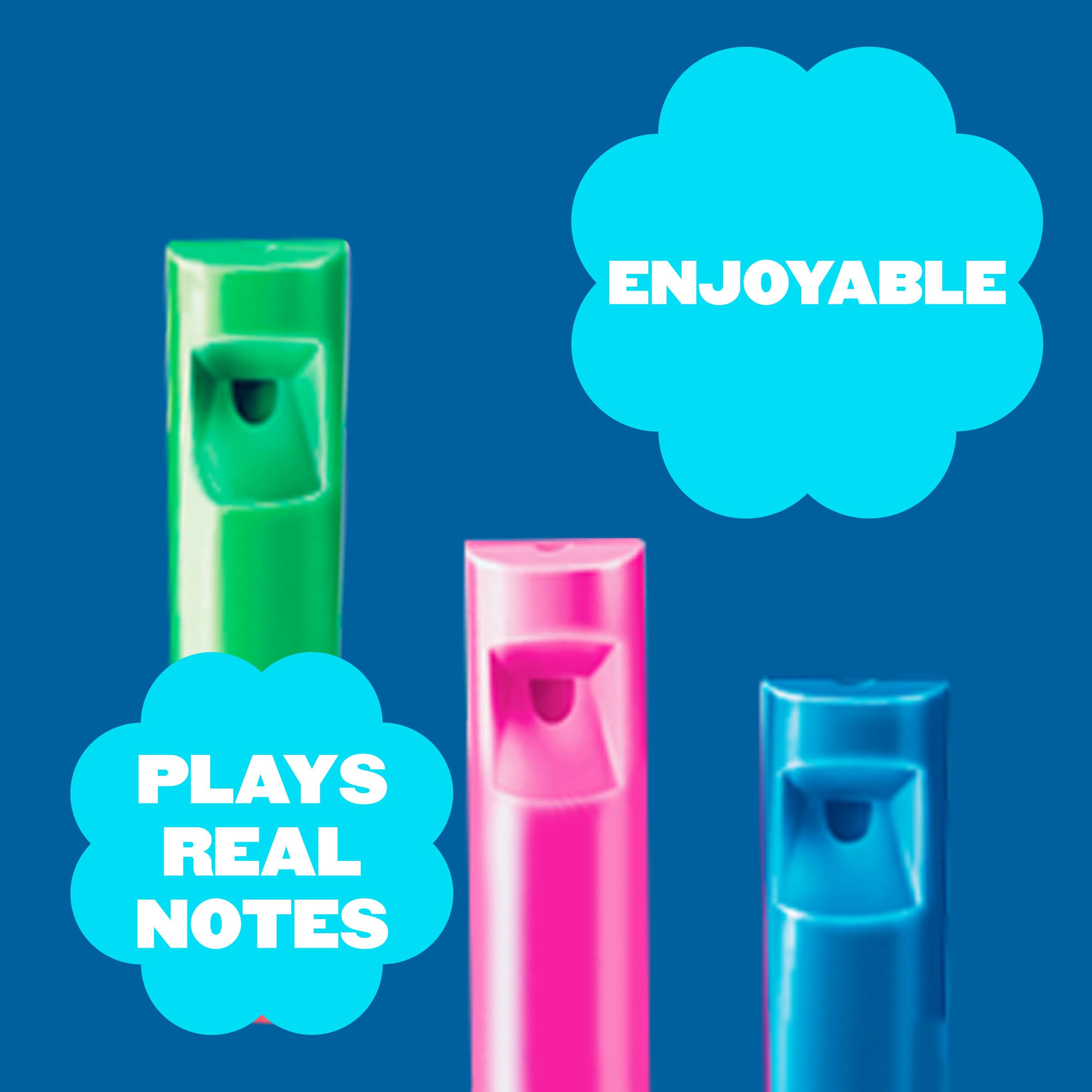 close-up of Chupa Chups Melody Pop plastic stem showing sturdy construction