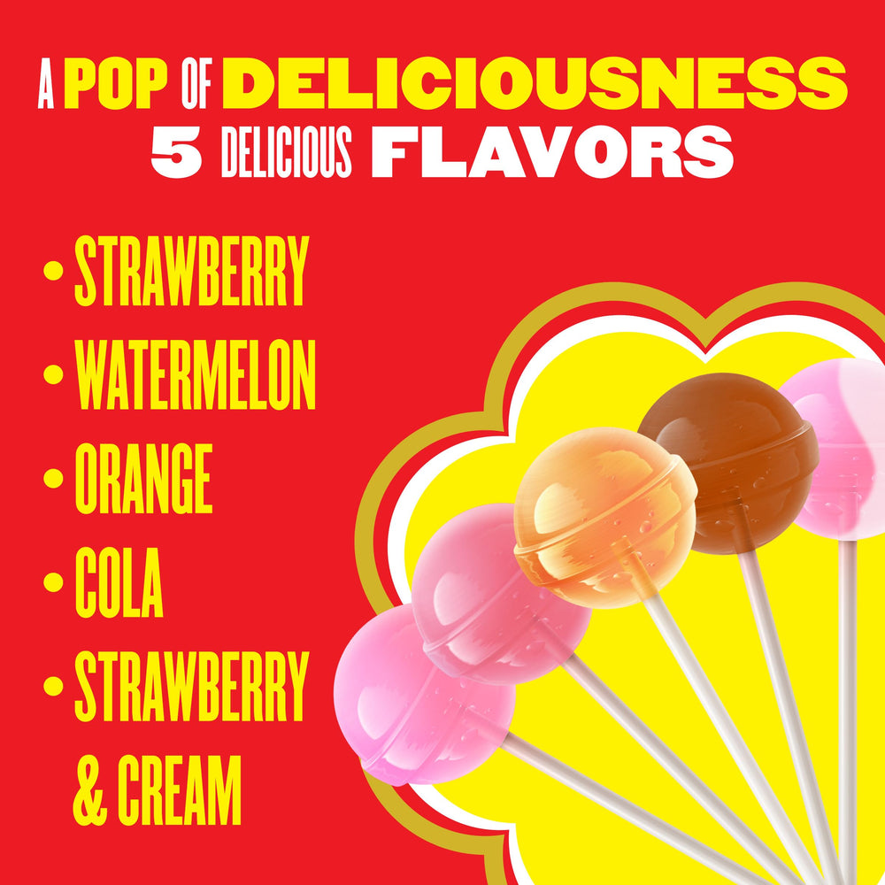 Chupa Chups individual wrapper close-up highlighting freshness and hygiene