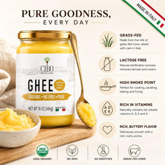 Cibo ghee in pan searing steak for high-heat cooking advantage