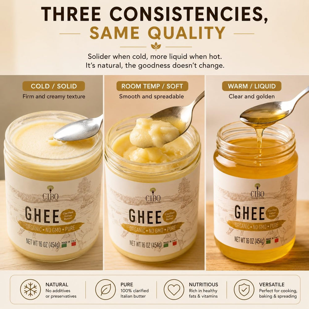 Cibo ghee spoon added to coffee demonstrating smooth bulletproof energy