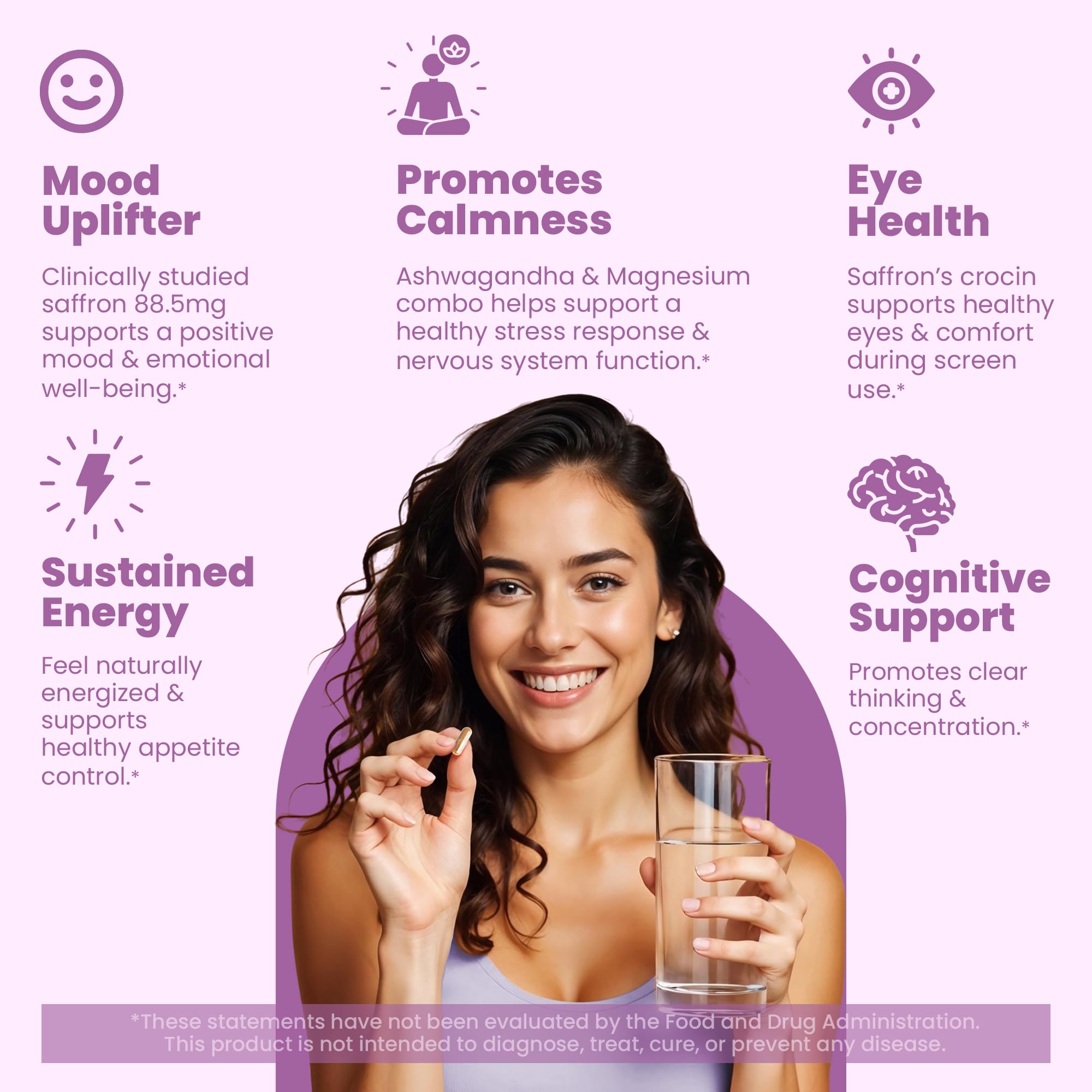 CIRCLE OF NATURE saffron extract powder texture showing concentrated extract