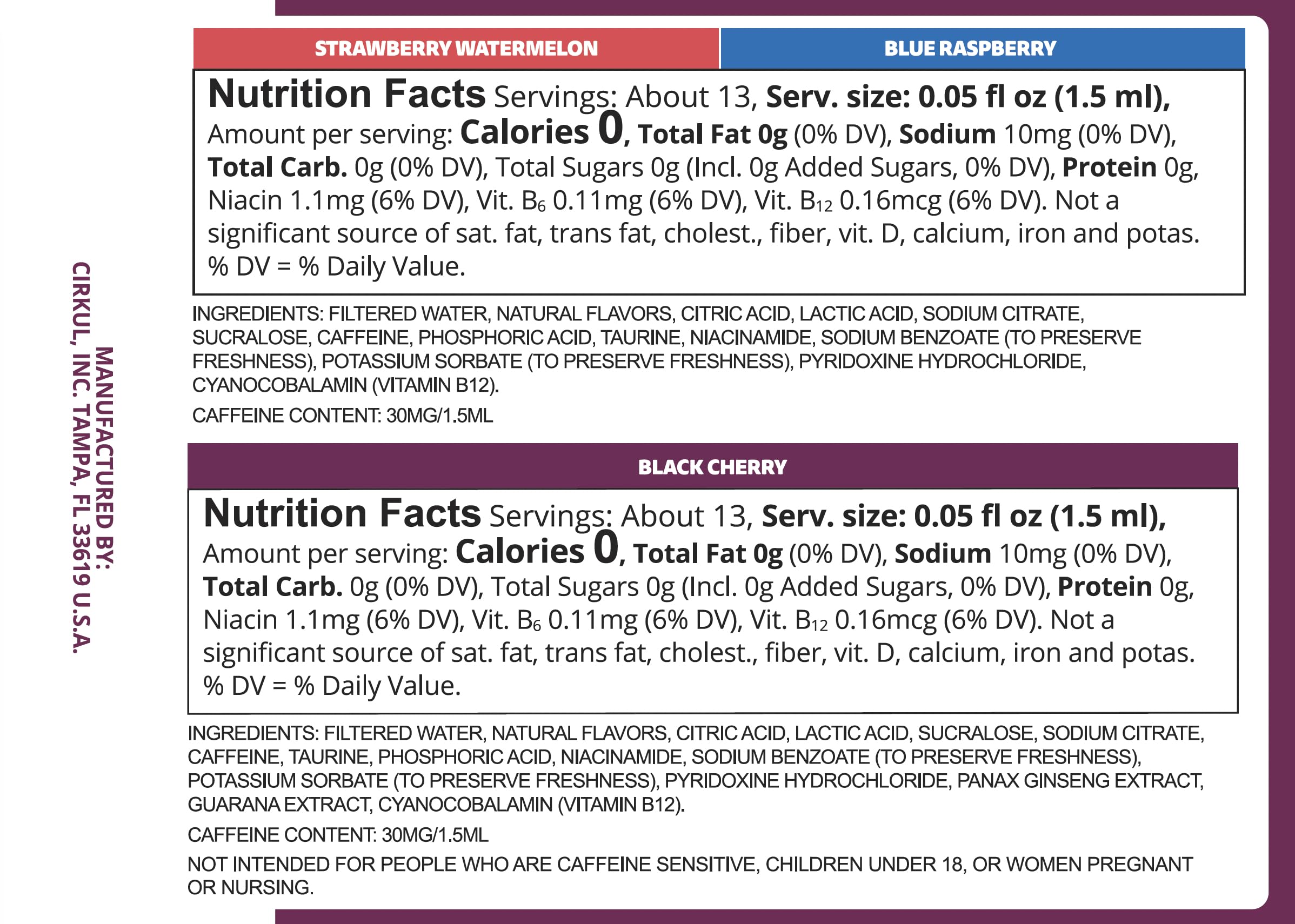 Cirkul GoSip next to a 20oz bottle for size and servings comparison