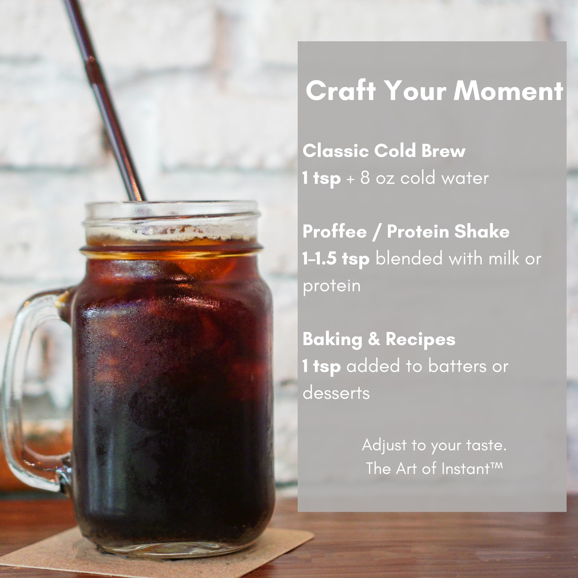 Civilized Coffee pouring into glass with ice, illustrating fast cold brew preparation