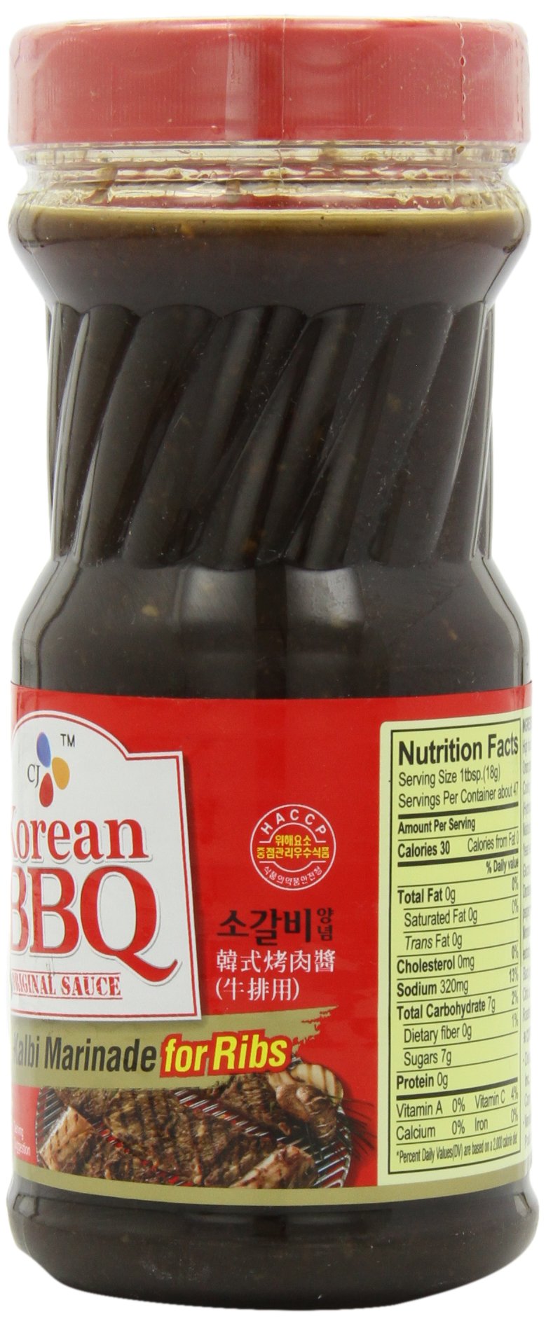 CJ sauce texture close-up highlighting glossy consistency and rich color