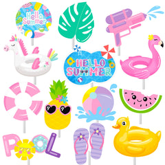 C L cooper life front packaging showing 36 summer cupcake toppers for easy party styling