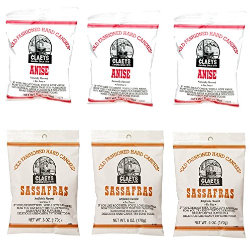 Claeys front view of pack showing anise and sassafras, ideal for sharing
