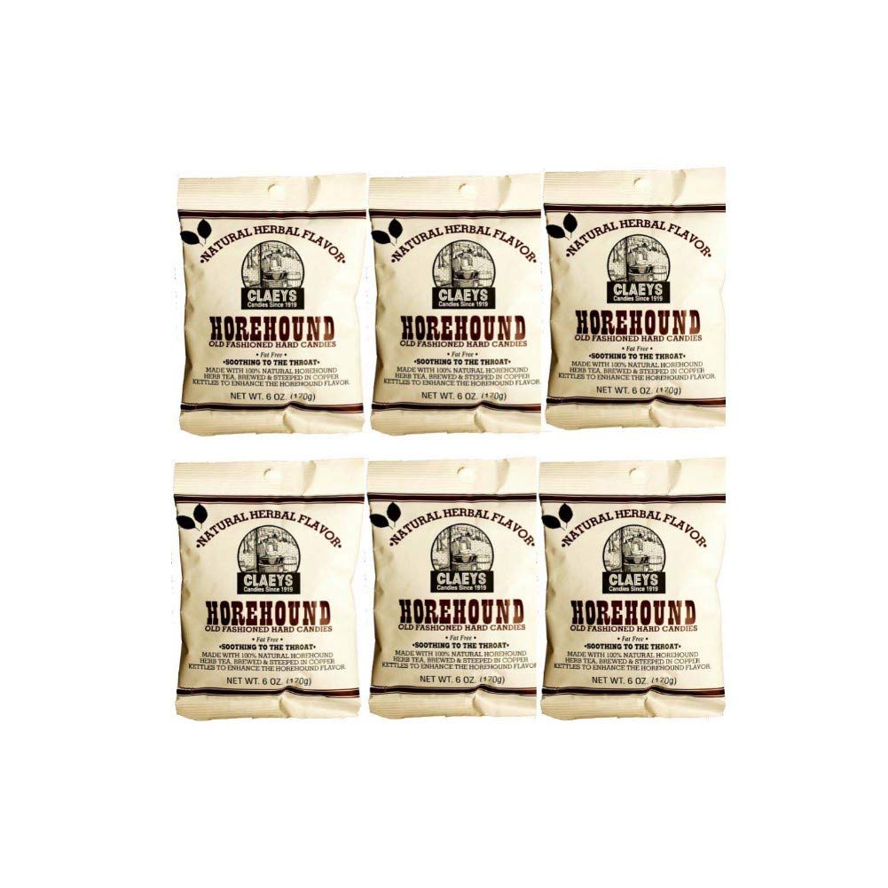 Claeys horehound front packaging showing bag design and portioned convenience