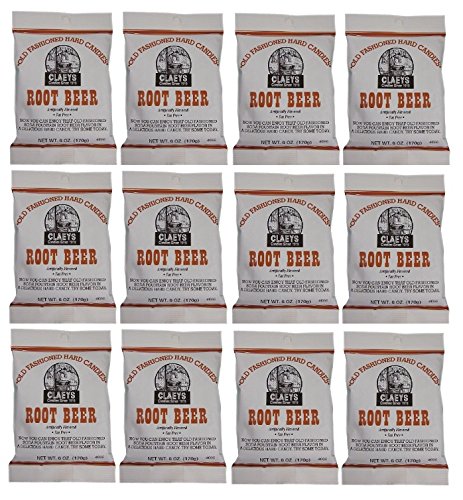 Claeys root beer front packaging shows 6 oz bag and nostalgic label for gifting