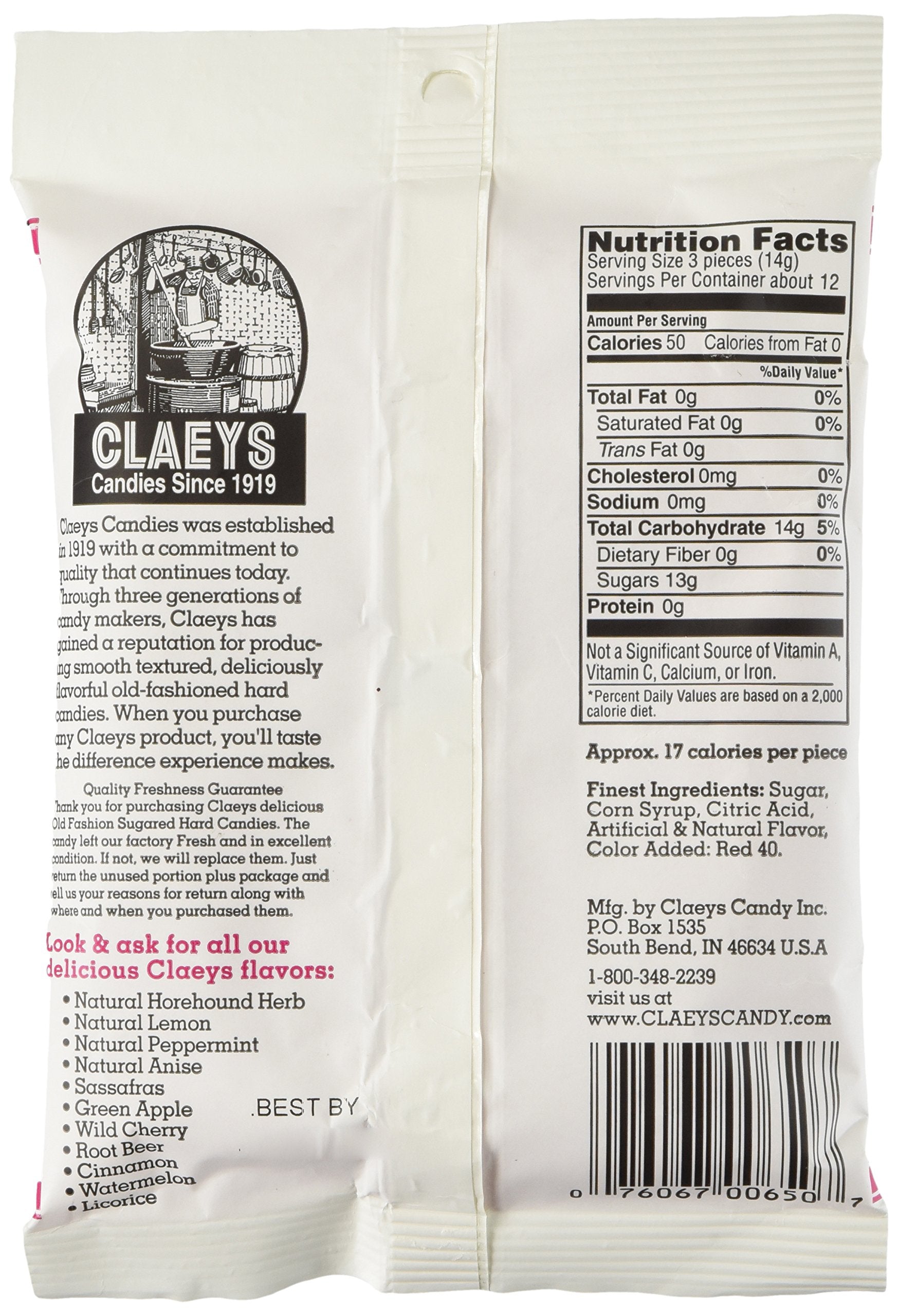 Claey's close-up of wild cherry candy surface showing natural juice color and chew benefit