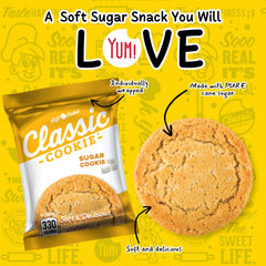 Classic COOKIE close-up of soft-baked texture highlighting tender crumb