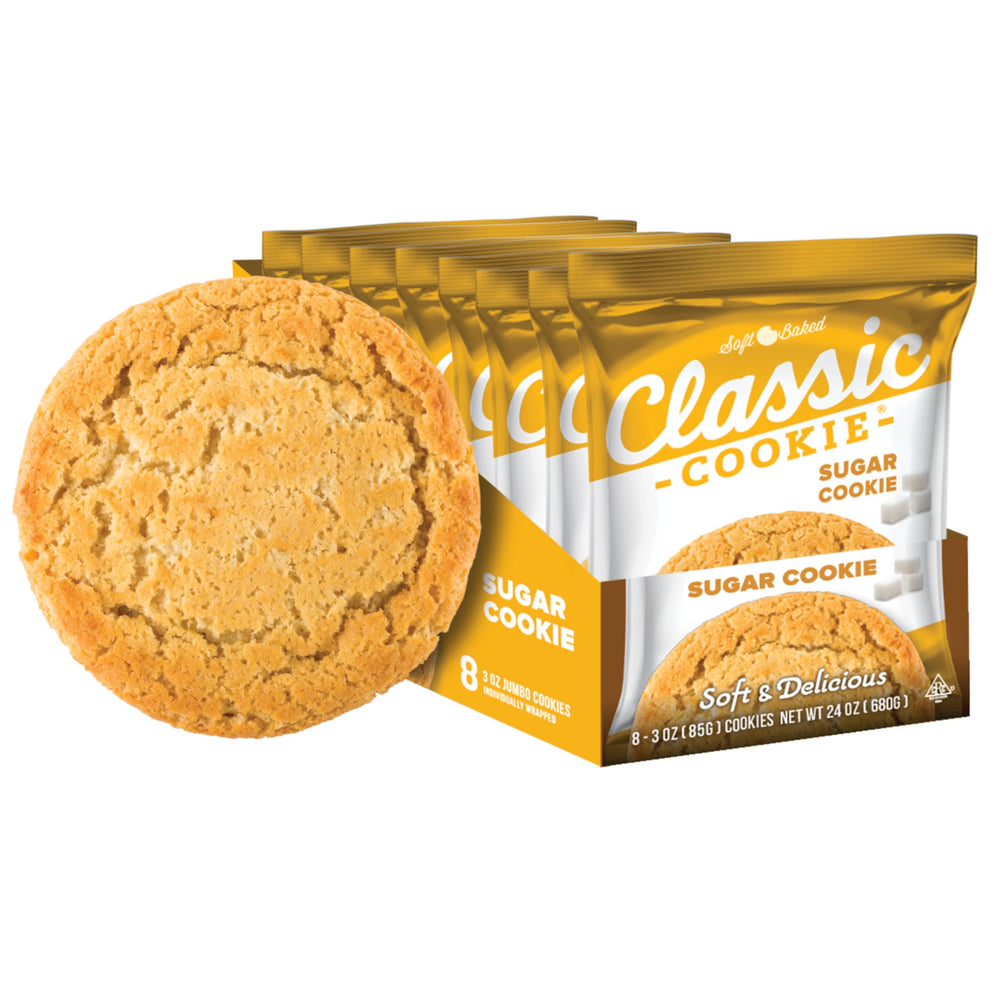 Classic COOKIE front packaging showing 8-count convenience and portability