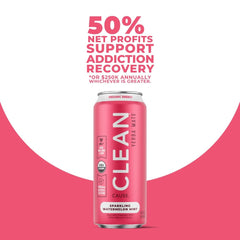 CLEAN Cause open can being poured to show sparkling pour and refreshing bubbles
